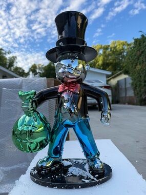 Monopoly chrome figure 47cm